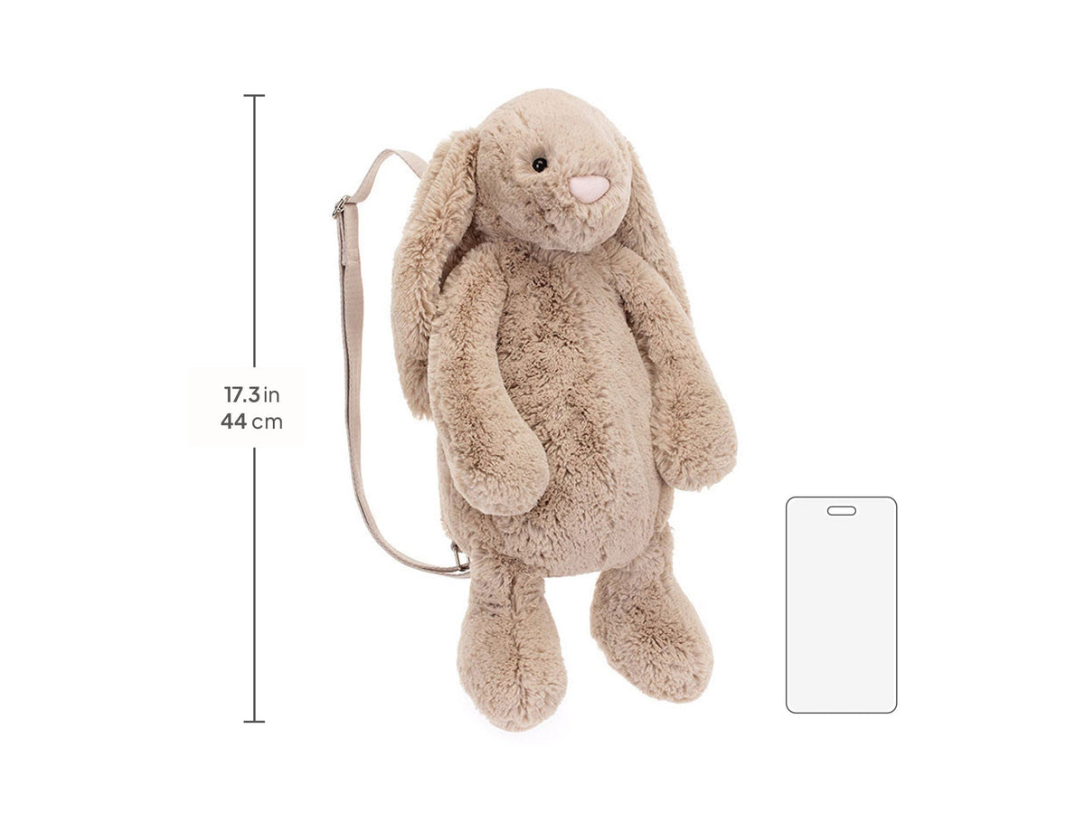 Bashful Beige Bunny Backpack
