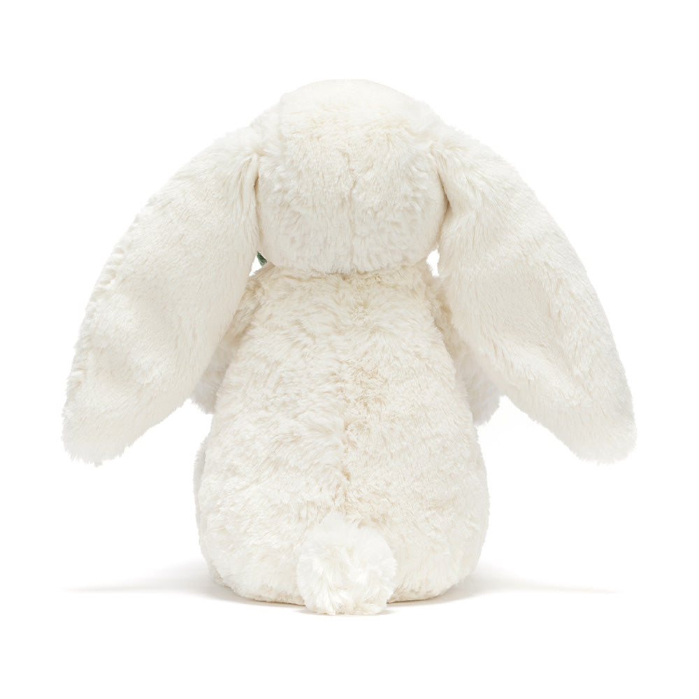 Cream Bunny with Plant