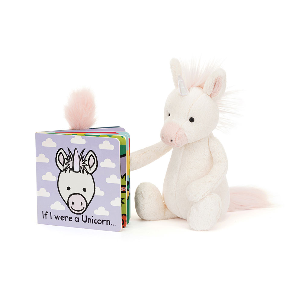 If I Were a Unicorn Board Book & Bashful Unicorn Medium