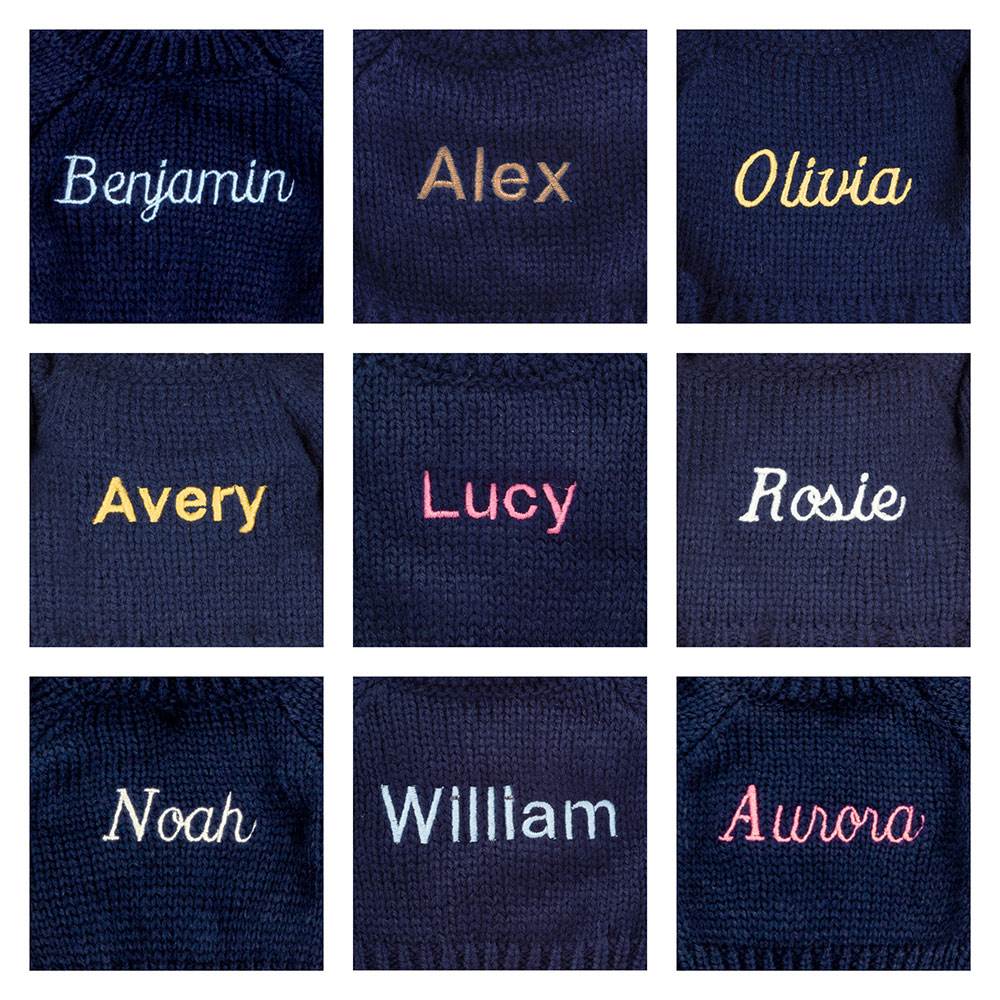 Bashful Luxe Bunny Scarlett with Personalized Navy Jumper