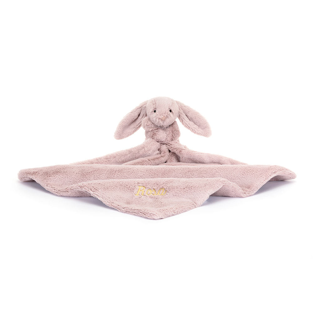 Personalized Bashful Luxe Bunny Rosa Soother