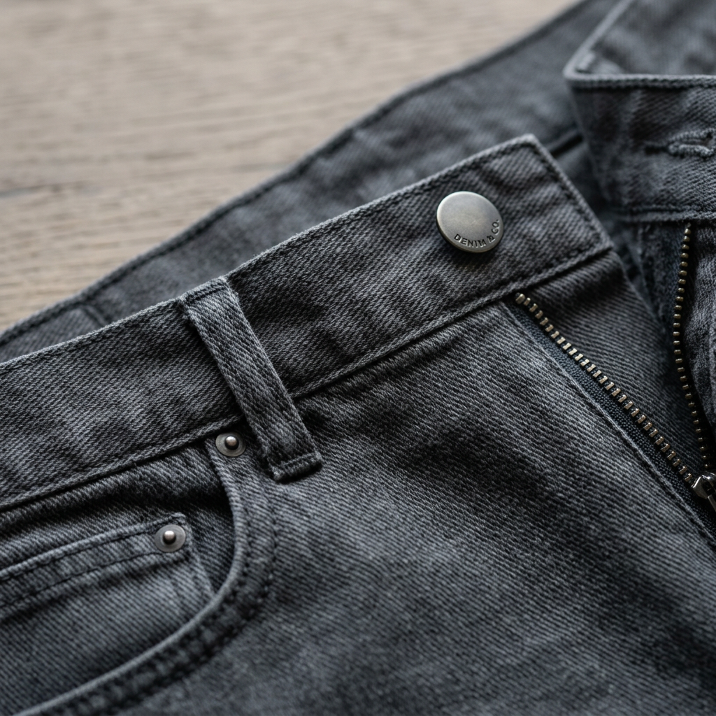 Men's Slim Fit Casual Pants - Fabric Detail
