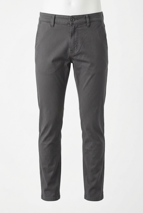 Men's Slim Fit Casual Pants - Front View